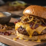 Crack burger recipe with caramelized onions